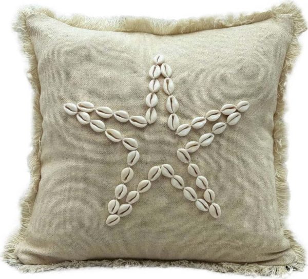 Bavlněný povlak na polštář 43x43 cm Seashells – Mioli Decor