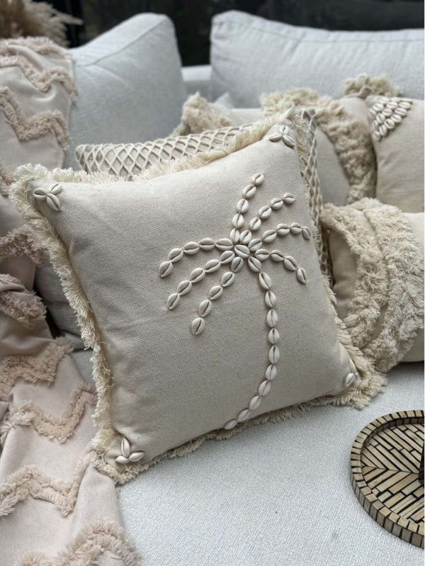 Bavlněný povlak na polštář 43x43 cm Seashells – Mioli Decor