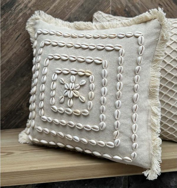 Bavlněný povlak na polštář 43x43 cm Seashells – Mioli Decor