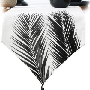 Běhoun na stůl 45x140 cm Black Tree – Minimalist Cushion Covers