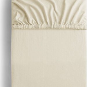 Béžové napínací prostěradlo jersey 120x200 cm Amber – Restilo