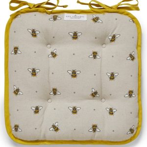 Béžovo-žlutý bavlněný podsedák Cooksmart ® Bumble Bees
