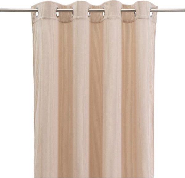 Béžový manšestrový závěs 140x260 cm Merely – Casa Selección