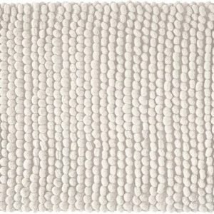 Bílá koupelnová předložka 50x120 cm Aspen Bobble – Bianca
