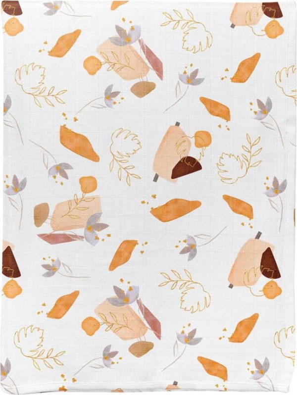 Bílá mušelínová dětská deka 75x100 cm Boho – Mijolnir