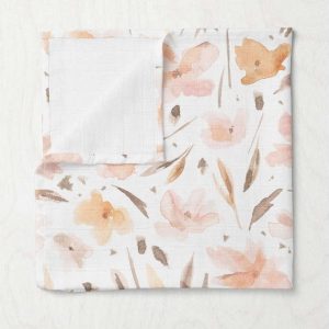 Bílá mušelínová dětská deka 75x100 cm Spring – Mijolnir