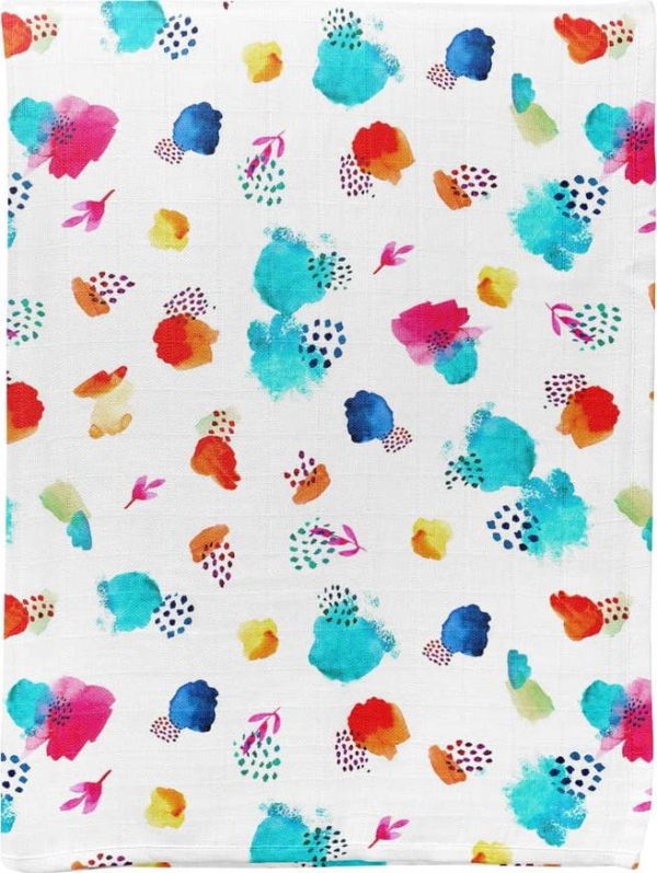 Bílá mušelínová dětská deka 75x100 cm Summer – Mijolnir