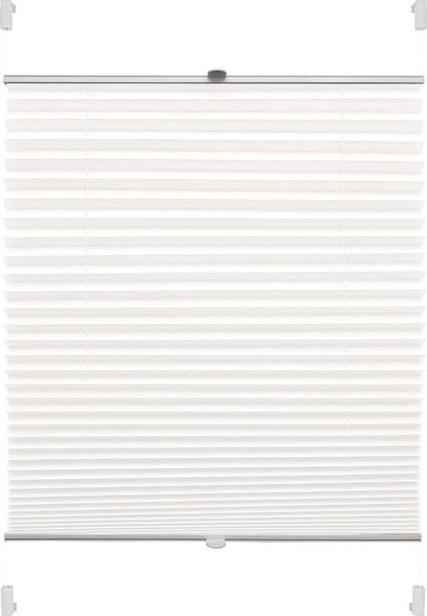 Bílá roleta 80x150 cm Plisé Verona – Gardinia