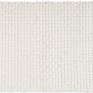 Bílá textilní koupelnová předložka 50x80 cm Ecoli – Wenko