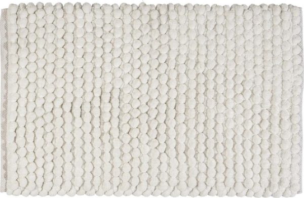Bílá textilní koupelnová předložka 50x80 cm Solivo – Wenko