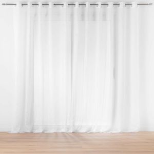 Bílá voálová záclona 400x240 cm Lissea – douceur d'intérieur