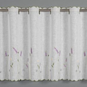 Bílá záclona 135x45 cm Lavender – Sehlbach