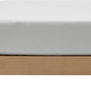 Bílé napínací prostěradlo z bavlněného perkálu 70x140 cm Fleno – Kave Home