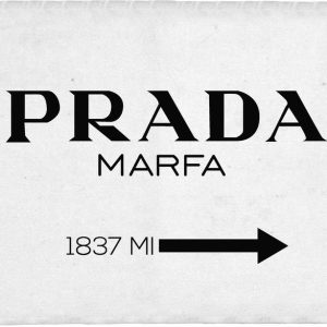 Bílo-černá koupelnová předložka 60x40 cm Prada - Really Nice Things