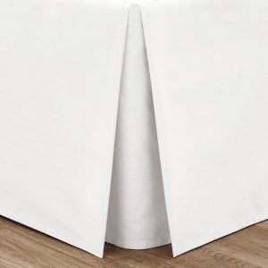 Bílý perkálový potah na rám postele 90x190 cm Easy Iron Percale – Catherine Lansfield