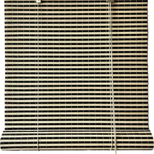 Černá/v přírodní barvě bambusová roleta 150x160 cm Vela – Gardinia
