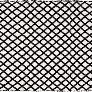 Černobílá koupelnová předložka z recyklovaného plastu 50x80 cm Tara – Wenko
