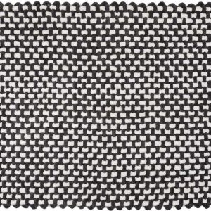 Černobílá textilní koupelnová předložka 50x80 cm Covelo – Wenko