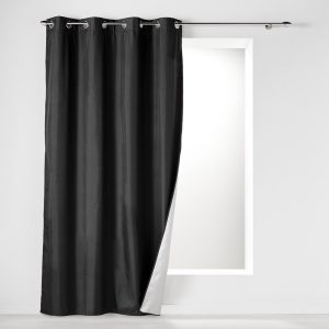 Černý termo závěs 140x260 cm Icemount – douceur d'intérieur