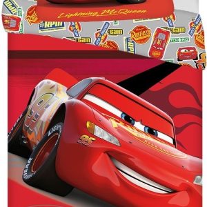 Červené bavlněné dětské povlečení na jednolůžko 140x200 cm Cars "Legend" – Jerry Fabrics