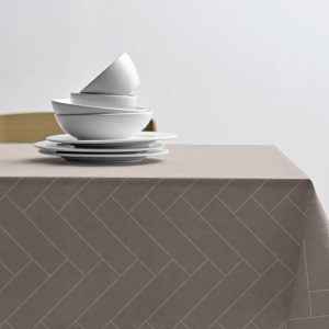 Damaškový ubrus ø 180 cm Tiles Damask – Södahl