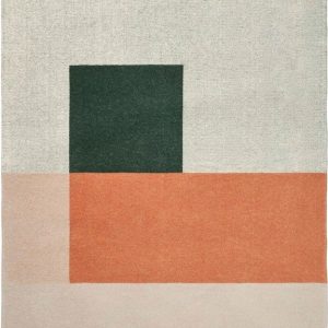 Deka v zeleno-cihlové barvě 125x190 cm Brick – Mette Ditmer Denmark