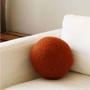 Dekorační polštář z materiálu bouclé ø 25 cm Top – Mioli Decor
