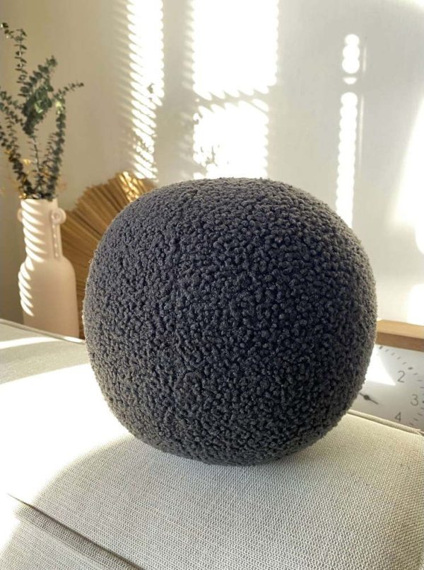 Dekorační polštář z materiálu bouclé ø 20 cm Top – Mioli Decor
