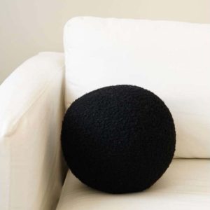 Dekorační polštář z materiálu bouclé ø 20 cm Top – Mioli Decor