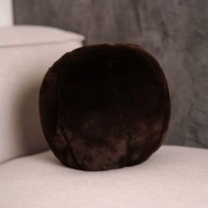 Dekorační polštář z mikroplyše ø 25 cm Top – Mioli Decor