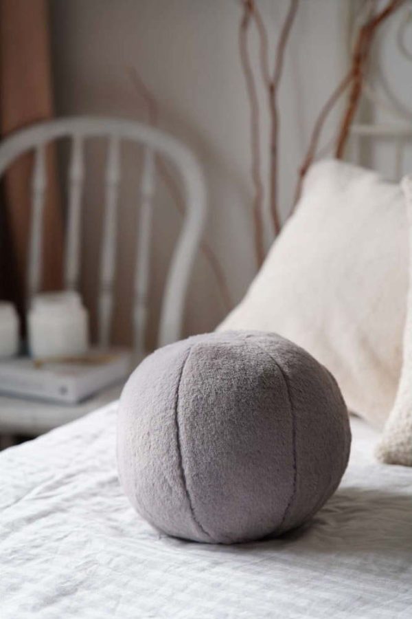 Dekorační polštář z mikroplyše ø 25 cm Top – Mioli Decor