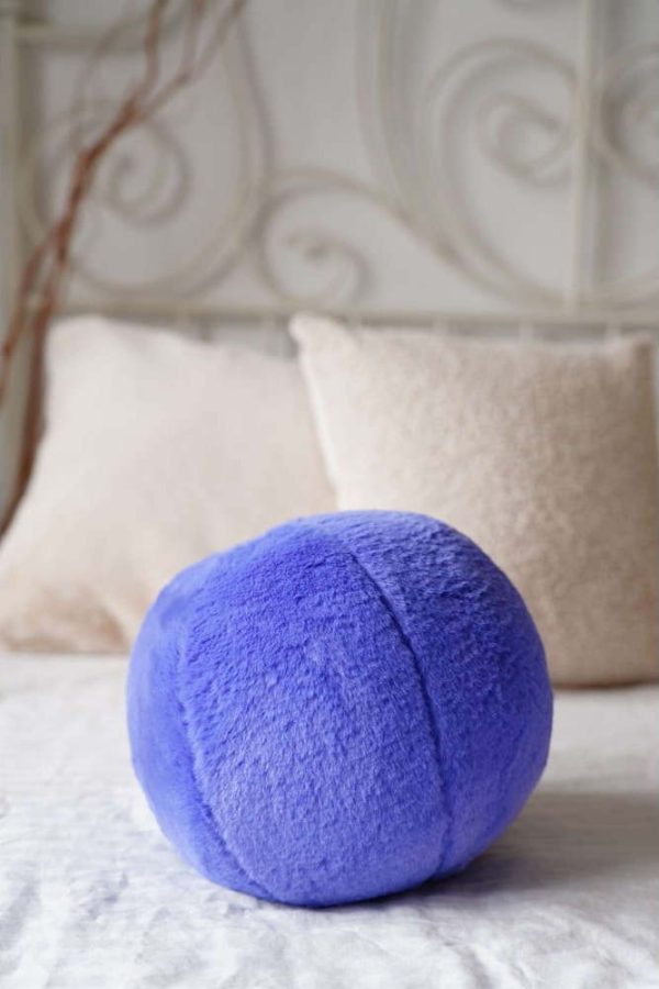 Dekorační polštář z mikroplyše ø 25 cm Top – Mioli Decor