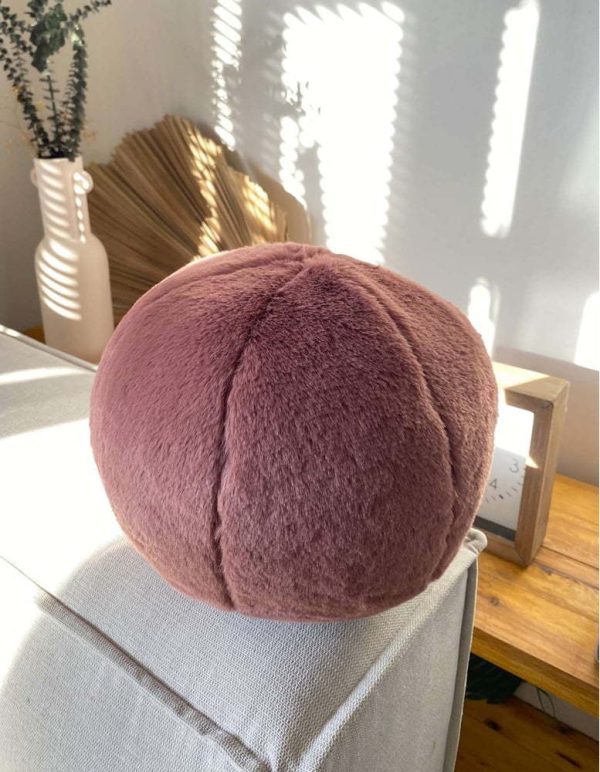 Dekorační polštář z mikroplyše ø 25 cm Top – Mioli Decor