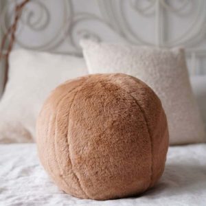 Dekorační polštář z mikroplyše ø 25 cm Top – Mioli Decor