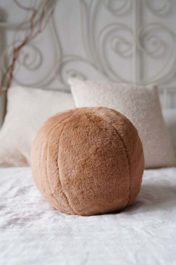Dekorační polštář z mikroplyše ø 25 cm Top – Mioli Decor