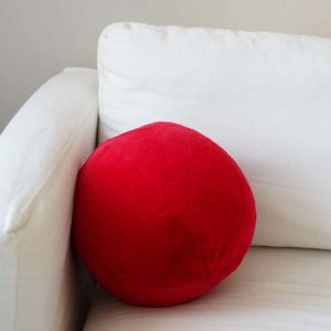 Dekorační polštář z mikroplyše ø 25 cm Top – Mioli Decor