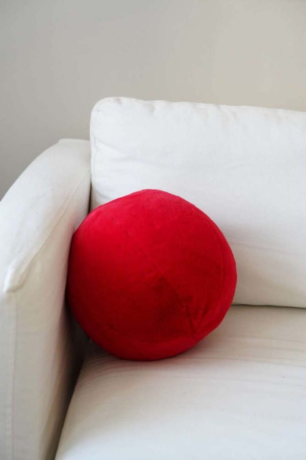 Dekorační polštář z mikroplyše ø 25 cm Top – Mioli Decor