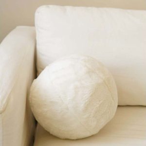 Dekorační polštář z mikroplyše ø 25 cm Top – Mioli Decor