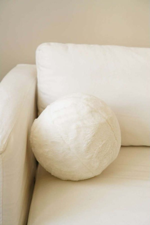 Dekorační polštář z mikroplyše ø 25 cm Top – Mioli Decor