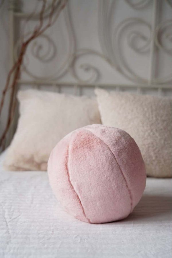 Dekorační polštář z mikroplyše ø 25 cm Top – Mioli Decor