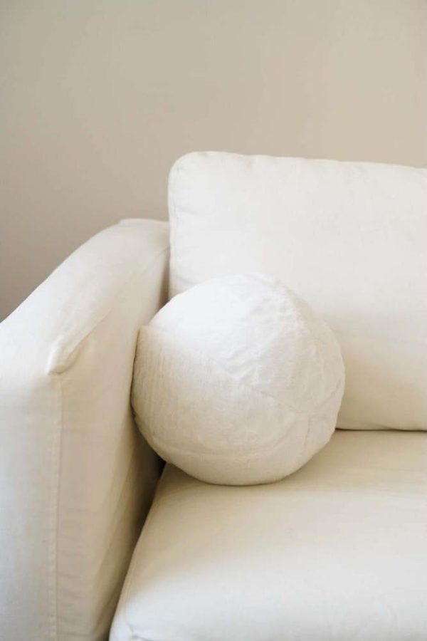 Dekorační polštář z mikroplyše ø 25 cm Top – Mioli Decor