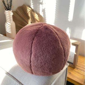Dekorační polštář z mikroplyše ø 25 cm Top – Mioli Decor