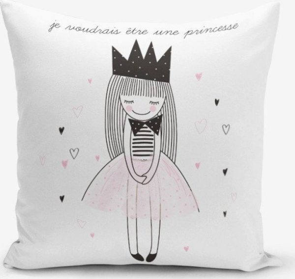 Dětský povlak na polštář 45x45 cm Little Princess – Minimalist Cushion Covers