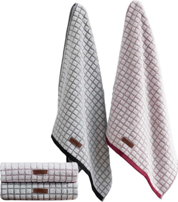 Froté ručníky v sadě 4 ks 50x90 cm Nature – Foutastic