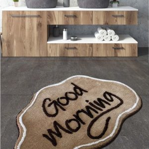Hnědá koupelnová předložka 70x100 cm Good – Foutastic