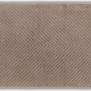 Hnědá bavlněná osuška 142x76 cm Chevron - Foutastic