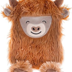 Hnědý termofor z mikroplyše 700 ml Highland Cow – Sass & Belle