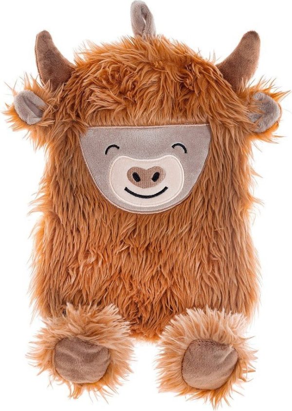 Hnědý termofor z mikroplyše 700 ml Highland Cow – Sass & Belle