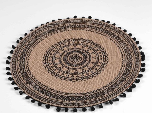 Jutové prostírání ø 38 cm Renata – douceur d'intérieur