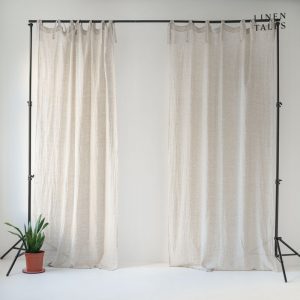Krémová záclona 130x170 cm Daytime – Linen Tales